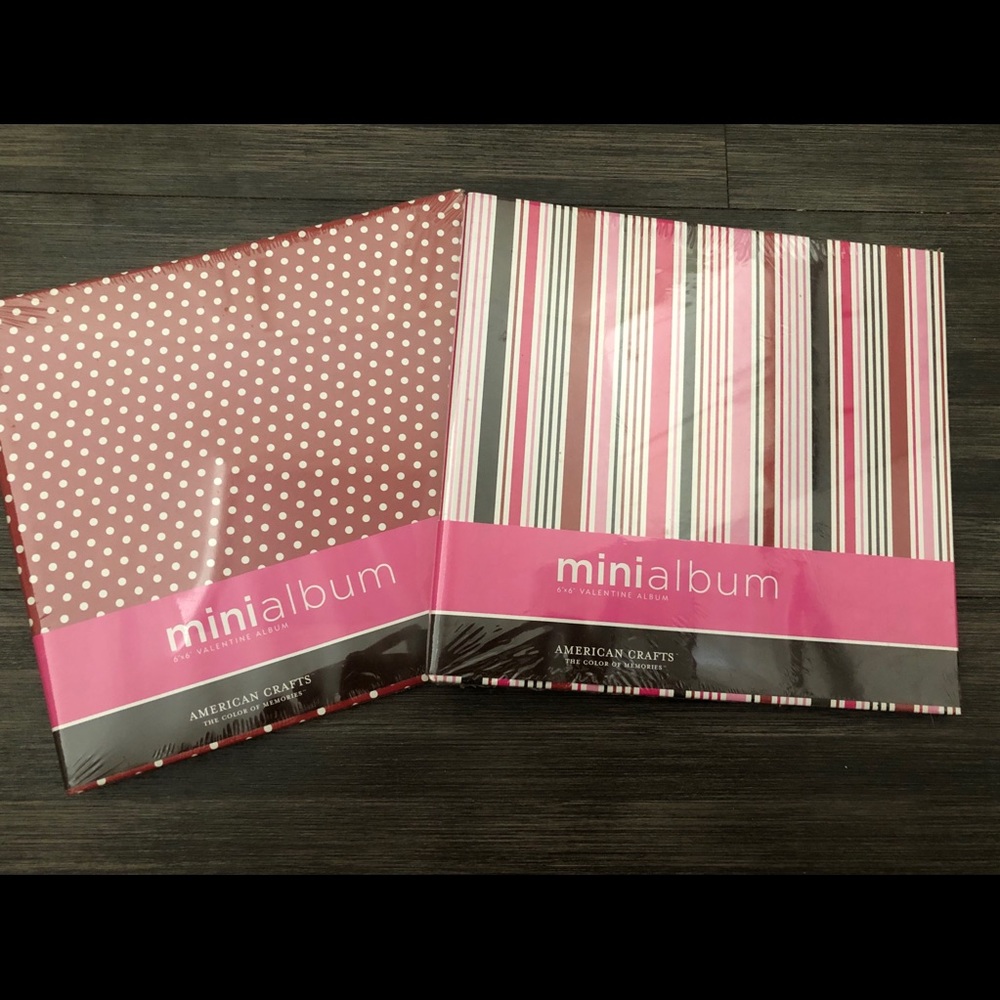 NWT American Crafts mini albums